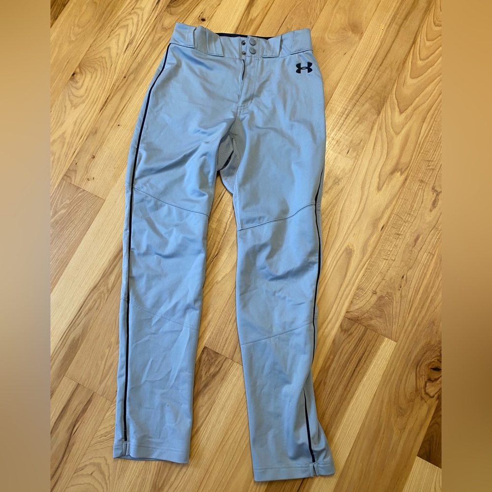 Under armor  mens small grey baseball pants